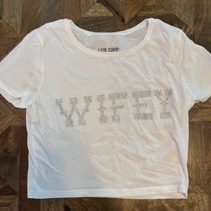 12th TRIBE “WIFEY” Rhinestone baby- t NEW IN PACKAGE